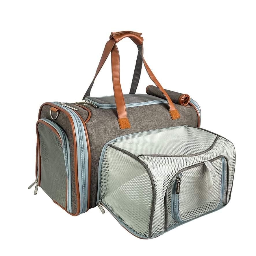 Mr. Peanut's Gold Series Mini Size Airline Compliant Expandable Pet Carrier from Mr. Peanut's Pet Carriers