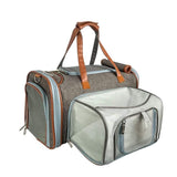 Mr. Peanut's Gold Series Mini Size Airline Compliant Expandable Pet Carrier from Mr. Peanut's Pet Carriers