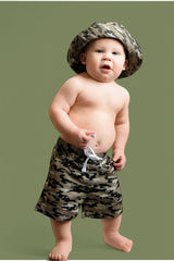 CAMO SHARK BOY'S DREAM SWIM TRUNKS from DREAM BIG LITTLE CO
