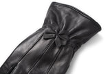 Reed Women's Genuine Leather Warm Lined Driving Gloves - Imported From Reed Leather
