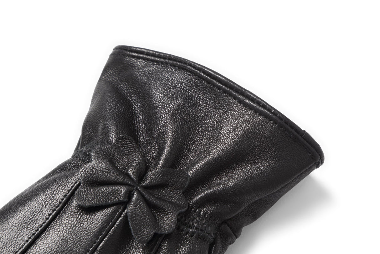 Reed Women's Genuine Leather Warm Lined Driving Gloves - Imported From Reed Leather
