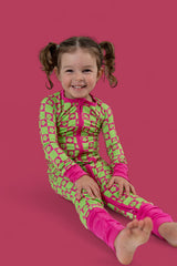 WILD DAISY CHECKERS DREAM ROMPER from DREAM BIG LITTLE CO