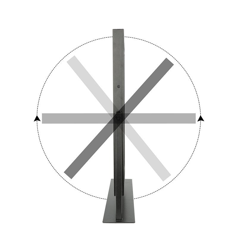 Vanity Mirror - Black 12 Bulb from Lurella Cosmetics