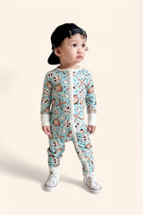 BASEBALL SMILEY DREAM ROMPER from DREAM BIG LITTLE CO