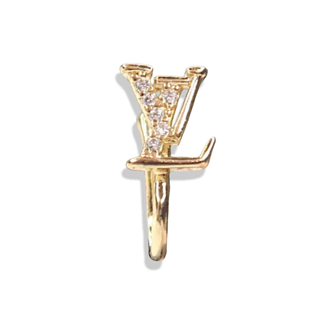 LV Clip-On Nose Ring from Popagloss