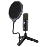Emerson USB Gaming and Streaming Condenser Microphone with LED Lighting from Jupiter Gear Home