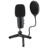 Emerson USB Gaming and Streaming Condenser Microphone with LED Lighting from Jupiter Gear Home