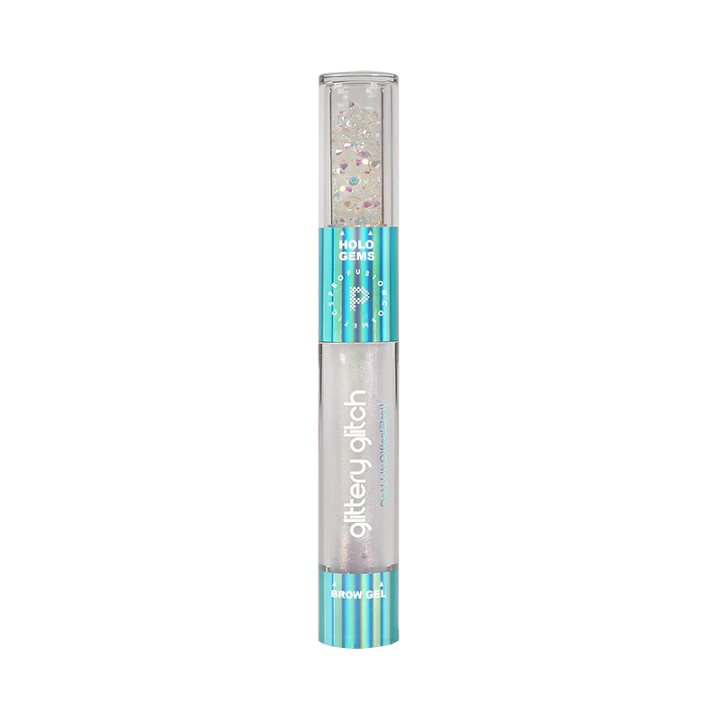 Metachrome | Glitter Glitch Holo Brow Gel & Gems from Profusion Cosmetics