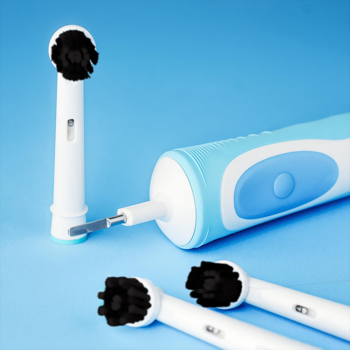 Pursonic Charcoal Infused Bristles Electric Toothbrush Replacement Brush Heads from Pursonic