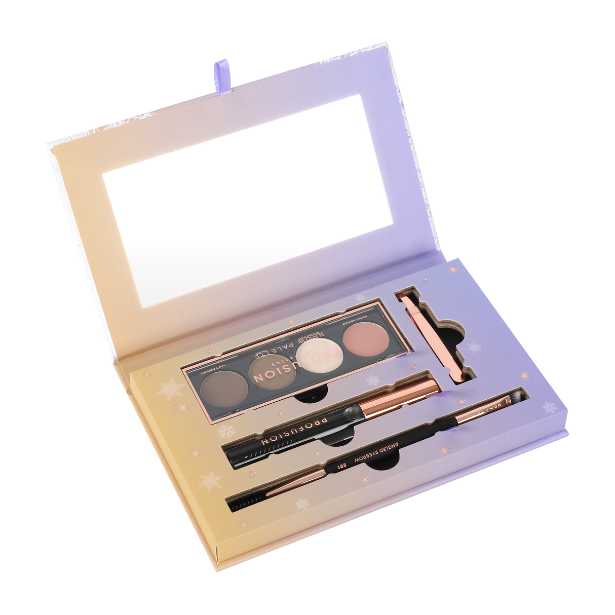 Frosted Snow Sparkle | Festive Brows Defining Kit from Profusion Cosmetics