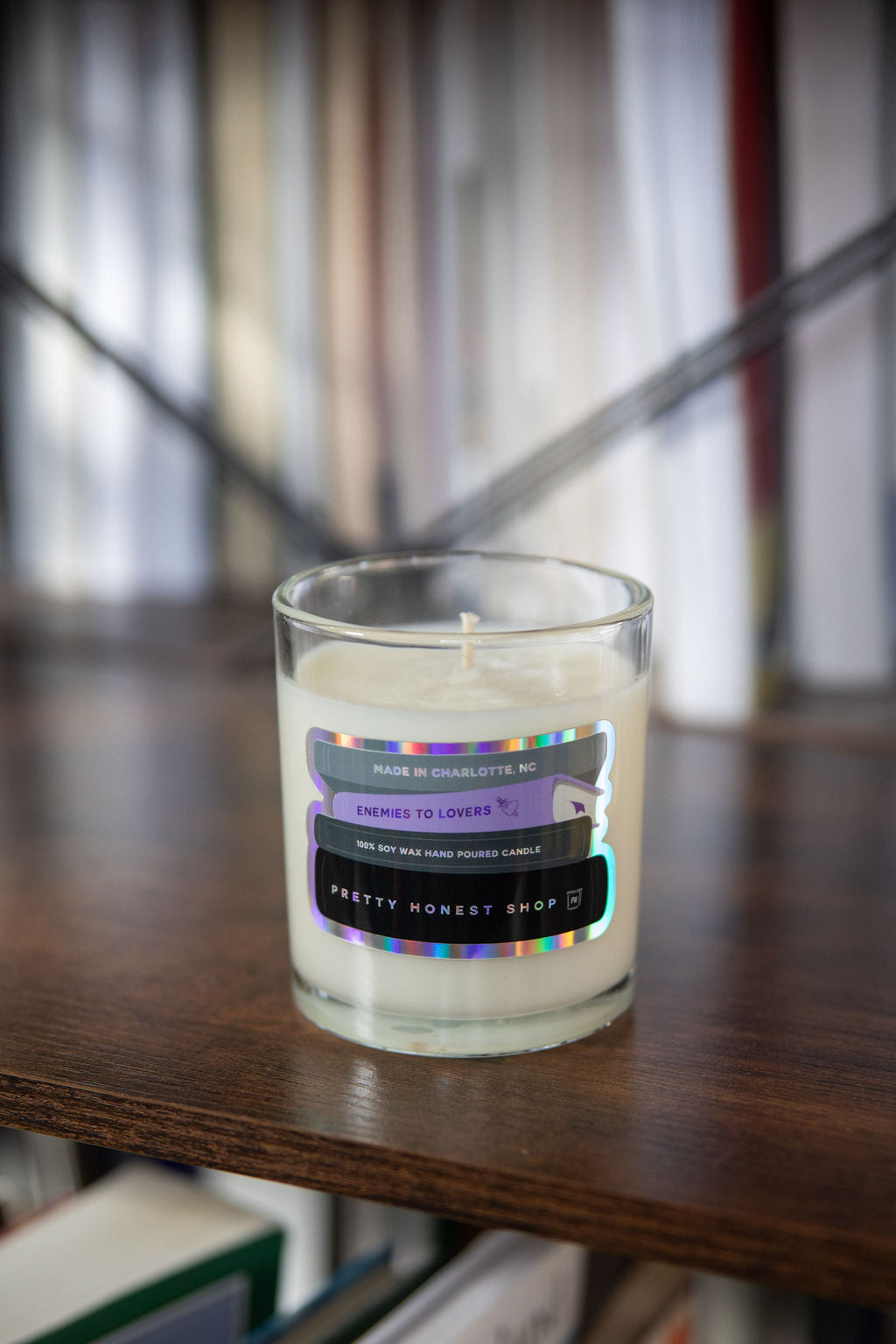 Slow Burn Book Candle Collection from Pretty Honest Candles