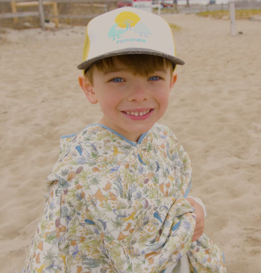 Foxy Forest Swim Poncho from Timo & Violet