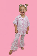ROSEWOOD TOILE DREAM GIRL'S FLARE SET from DREAM BIG LITTLE CO