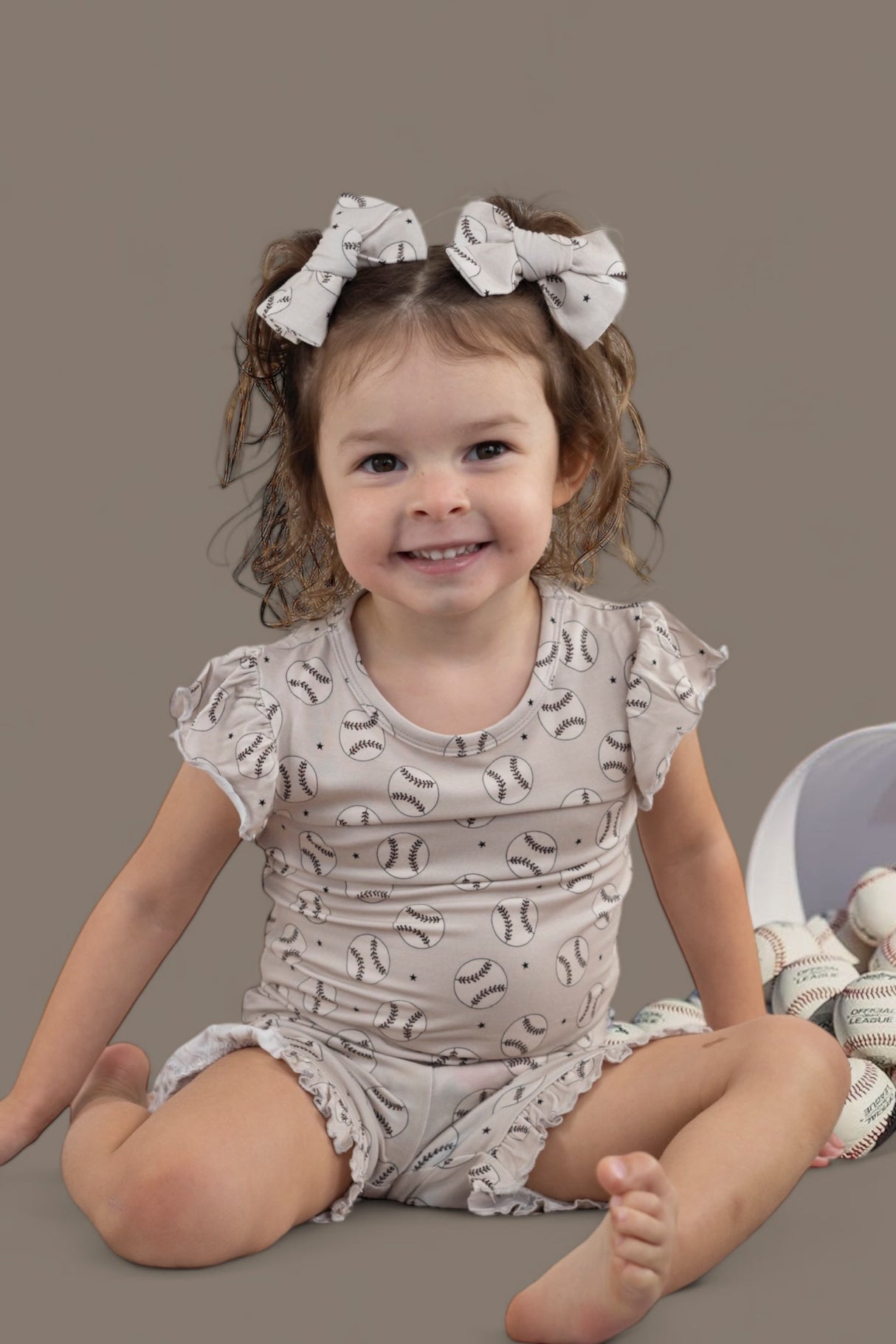 EXCLUSIVE SWING FOR THE STARS DREAM RUFFLE SHORT SET from DREAM BIG LITTLE CO