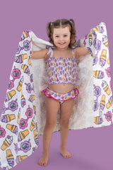 SWEET SUMMER DREAM SMOCKED TANKINI TWO PIECE SWIM SUIT from DREAM BIG LITTLE CO