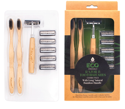 Eco Friendly Razor & Toothbrushes Combo Pack from Pursonic