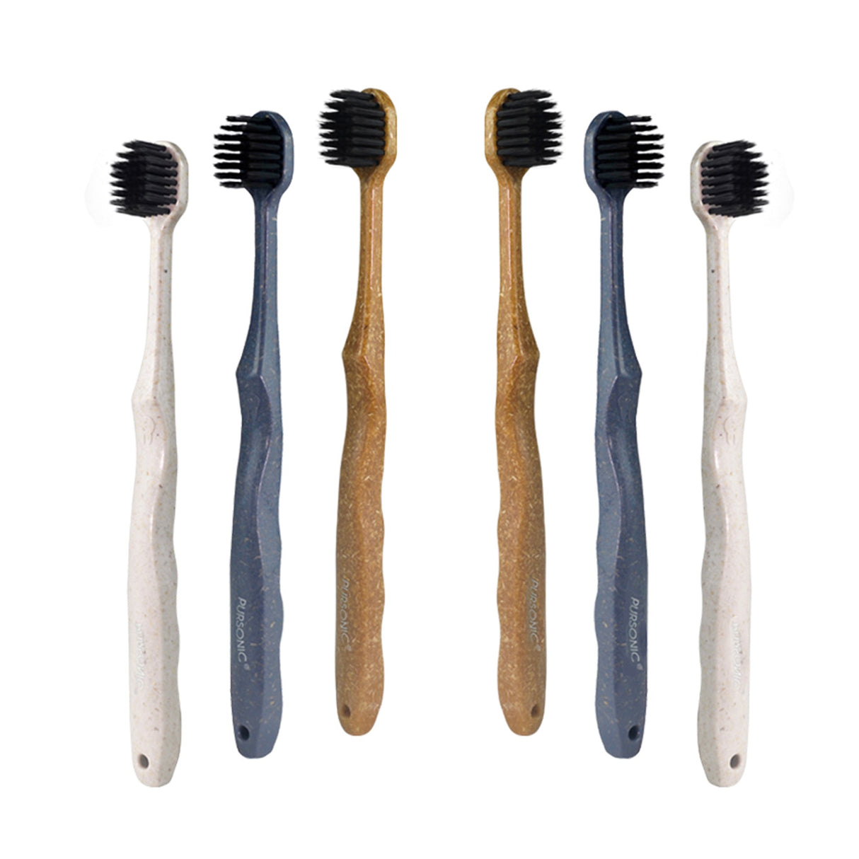 Wide Brush Head Charcoal Toothbrush from Pursonic