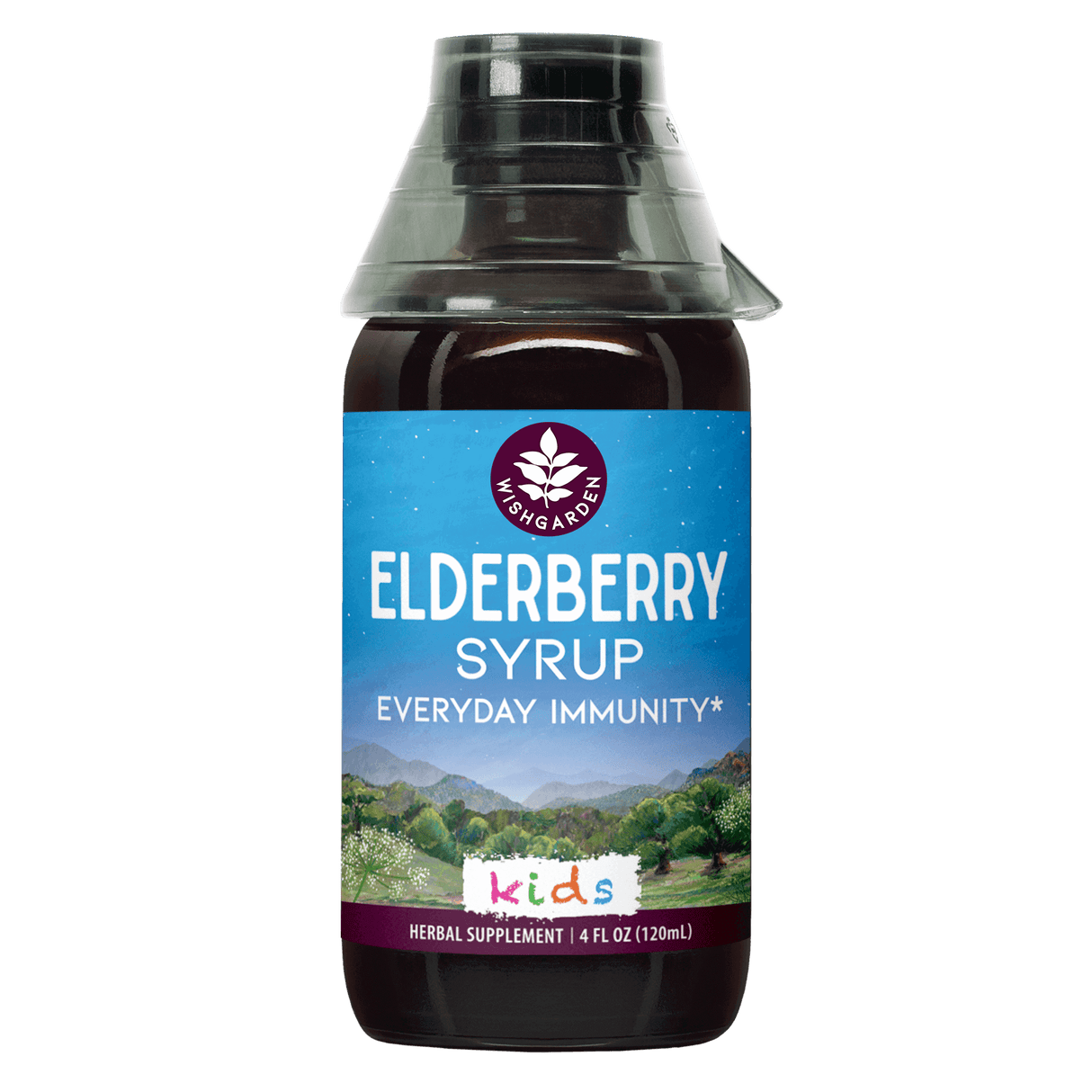 Elderberry Syrup Everyday Immunity for Kids from WishGarden Herbs