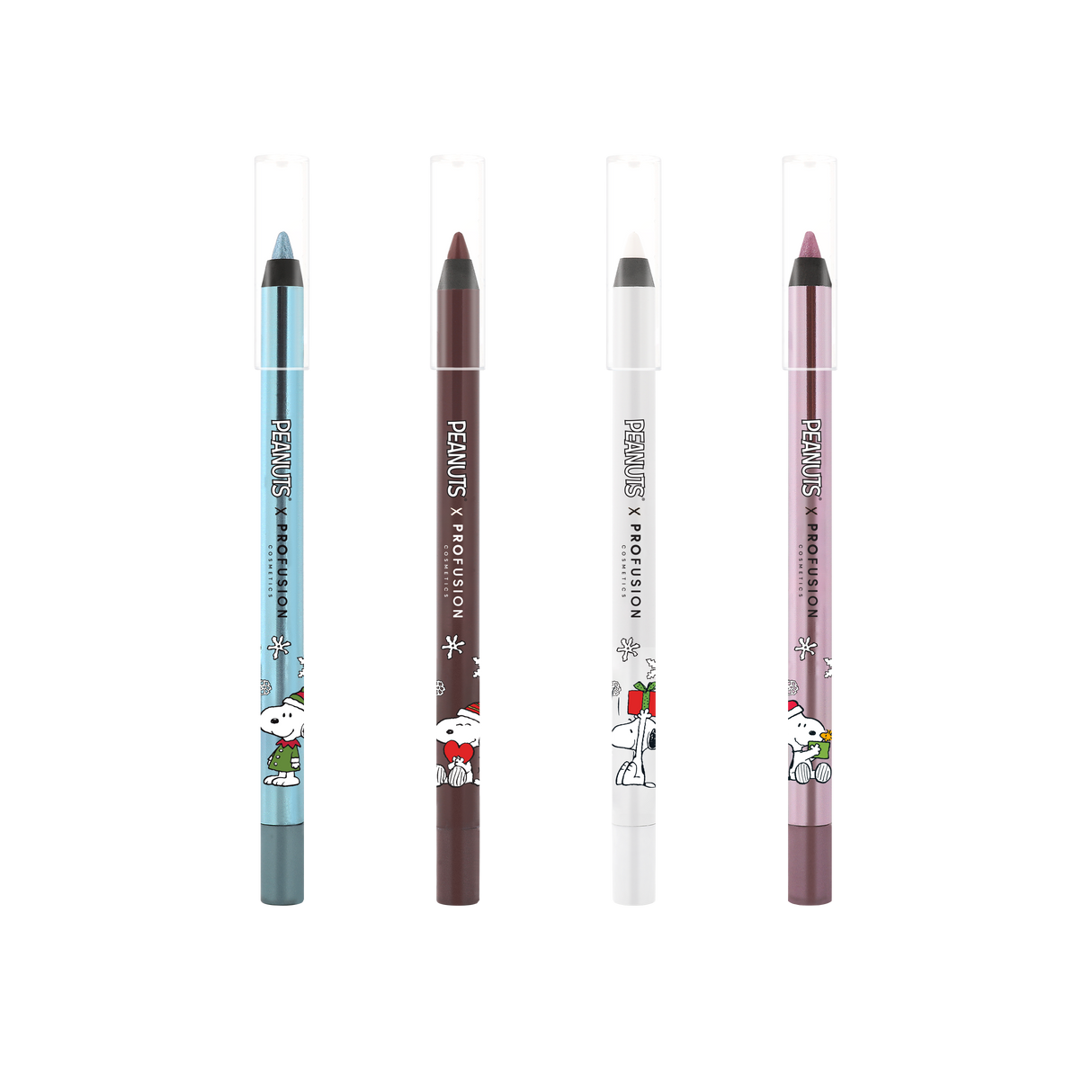 Peanuts Holiday | Fa la la la liners Eyeliner Pencil Set from Profusion Cosmetics