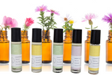 Essential Oils Roll-On with Crystals - set of 5 from Lizush