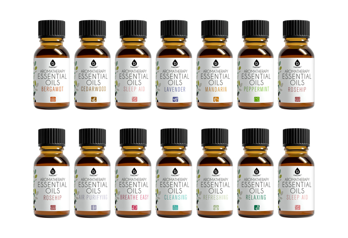 Aromatherapy Essential Oils 14-Pack Gift Set from Pursonic