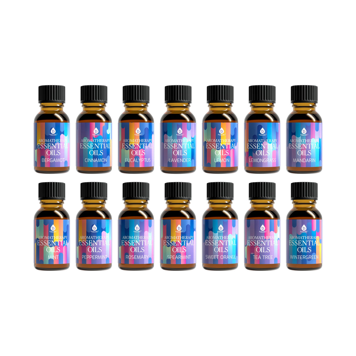 14 Pack Aromatherapy Essential Oil Gift Set from Pursonic