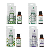 Pursonic 4-Pack Pure & Natural Essential Oils Collection – Eucalyptus, Lavender, Tea Tree, and Peppermint from Pursonic