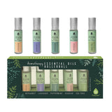 Aromatherapy Essential Oils Rollerballs (Bergamot, Lavender, Peppermint, Rosehip, Tea Tree) from Pursonic