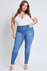 Women's Plus Essential Sustainable Skinny Jeans  From YMI JEANS