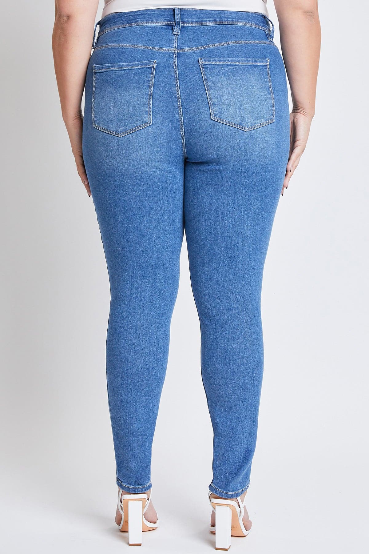 Women's Plus Essential Sustainable Skinny Jeans  From YMI JEANS