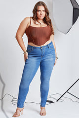 Women's Plus Essential Sustainable Skinny Jeans  From YMI JEANS