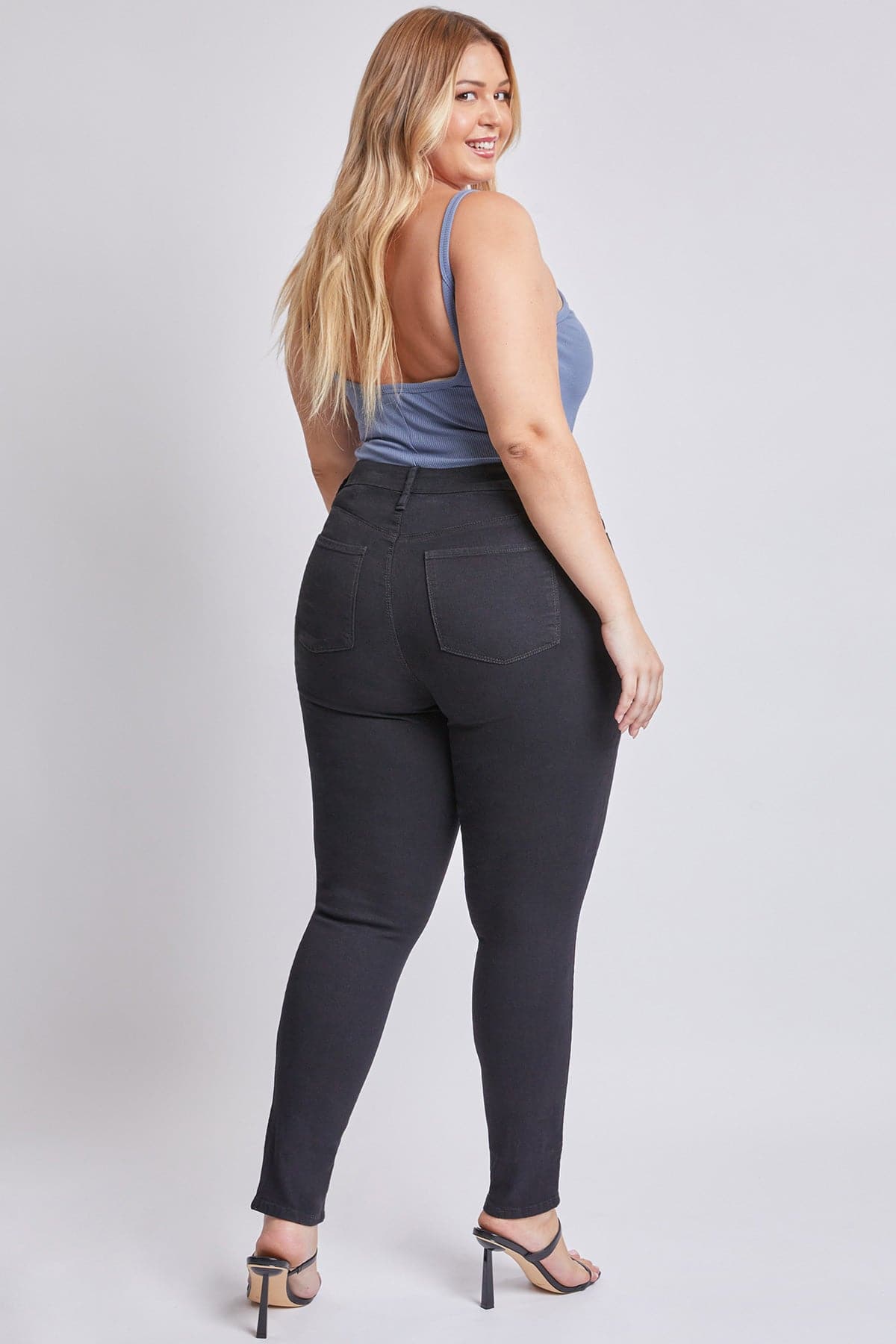 Women's Plus Essential Sustainable Skinny Jeans  From YMI JEANS
