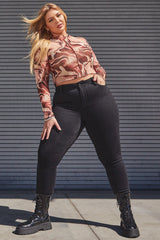 Women's Plus Essential Sustainable Skinny Jeans  From YMI JEANS