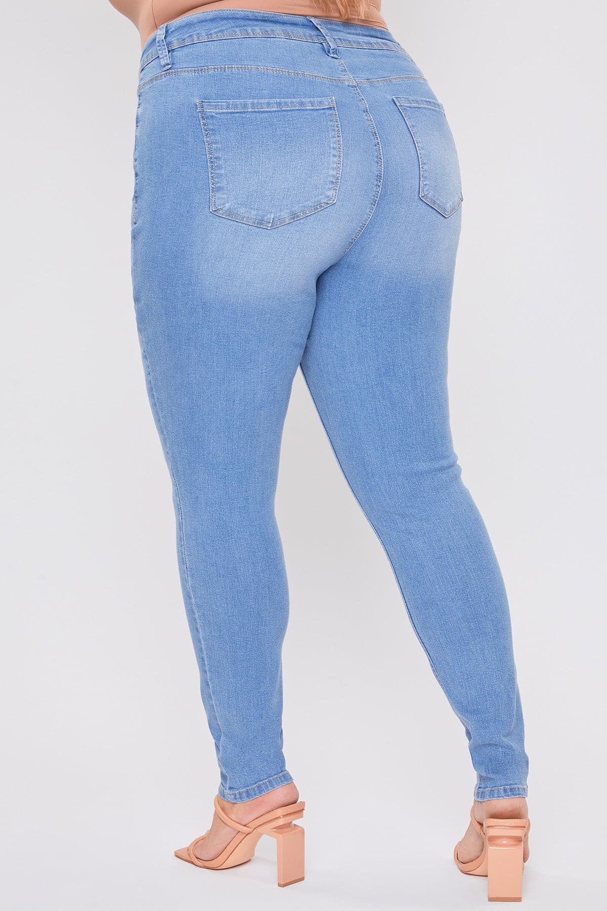 Women's Plus Essential Sustainable Skinny Jeans  From YMI JEANS