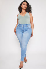 Women's Plus Essential  Skinny Jeans From YMI JEANS