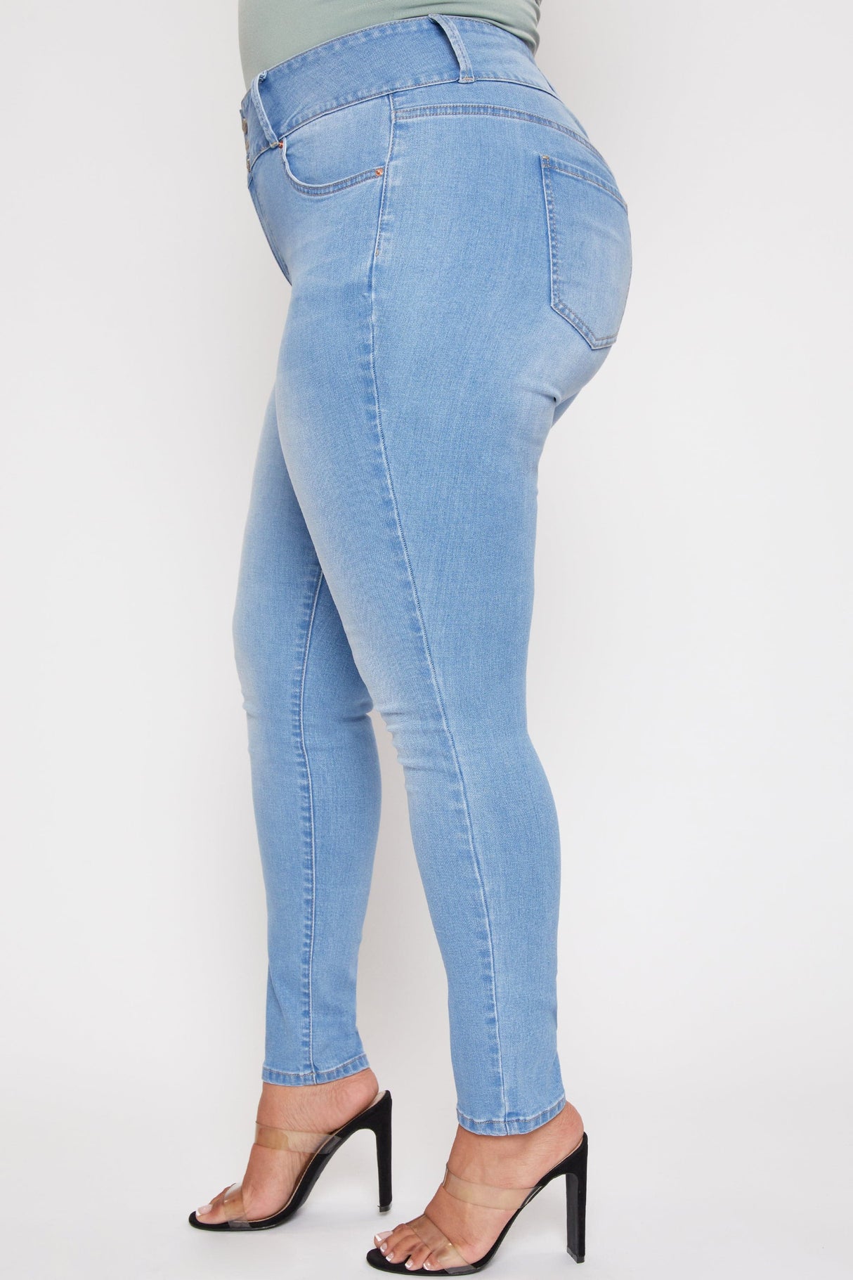 Women's Plus Essential  Skinny Jeans From YMI JEANS