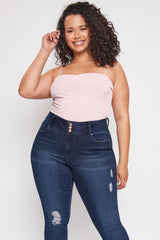 Women's Plus Essential  Skinny Jeans From YMI JEANS