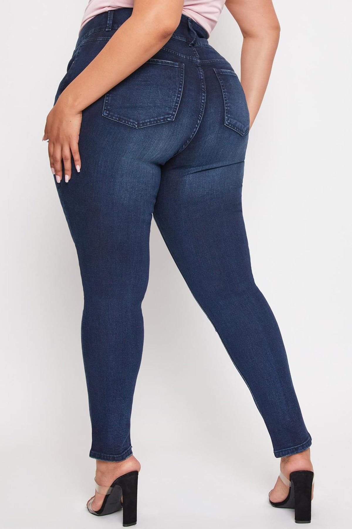 Women's Plus Essential  Skinny Jeans From YMI JEANS