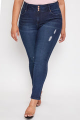 Women's Plus Essential  Skinny Jeans From YMI JEANS