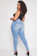 Women's Plus Essential  Skinny Jeans From YMI JEANS