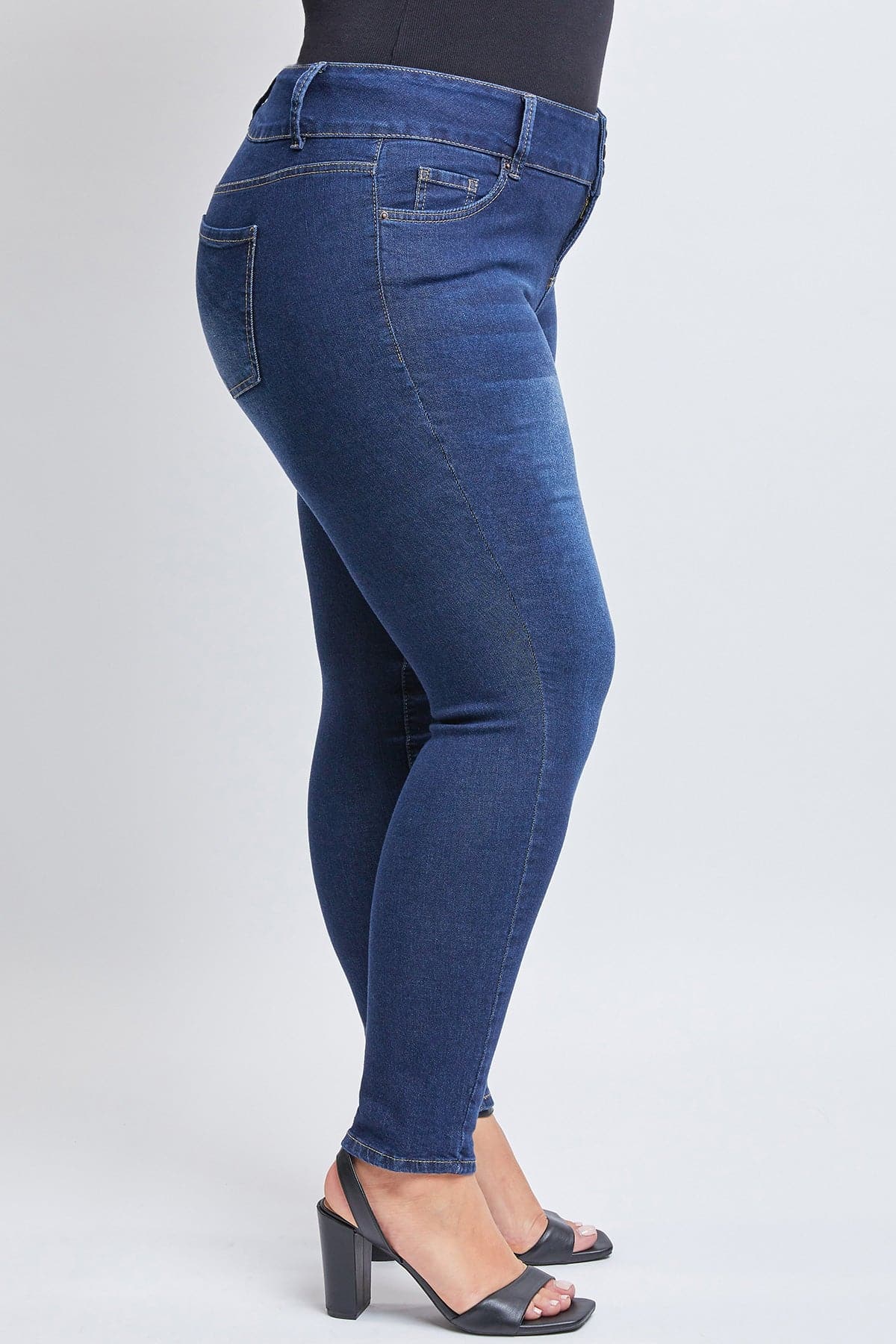Women's Plus Essential Sustainable Skinny Jeans  From YMI JEANS