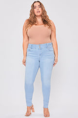 Women's Plus Essential Sustainable Skinny Jeans  From YMI JEANS