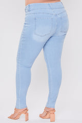 Women's Plus Essential Sustainable Skinny Jeans  From YMI JEANS