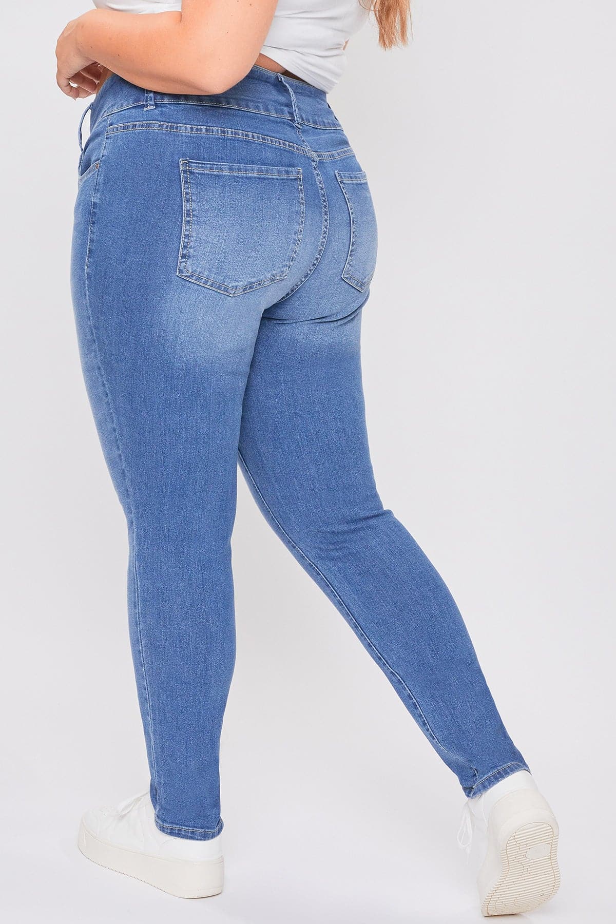 Women's Plus Essential Sustainable Skinny Jeans  From YMI JEANS