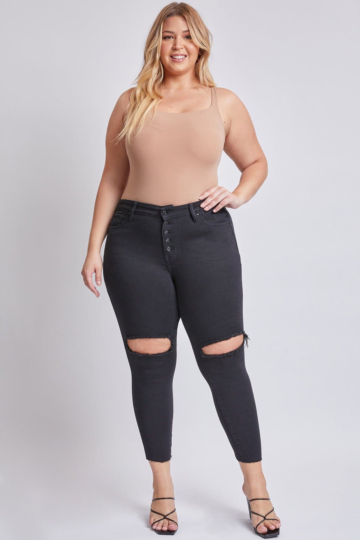 Women's Plus Dream  Ankle Jeans From YMI JEANS