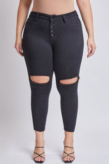 Women's Plus Dream  Ankle Jeans From YMI JEANS