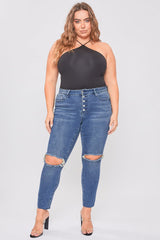 Women's Plus Dream  Ankle Jeans From YMI JEANS