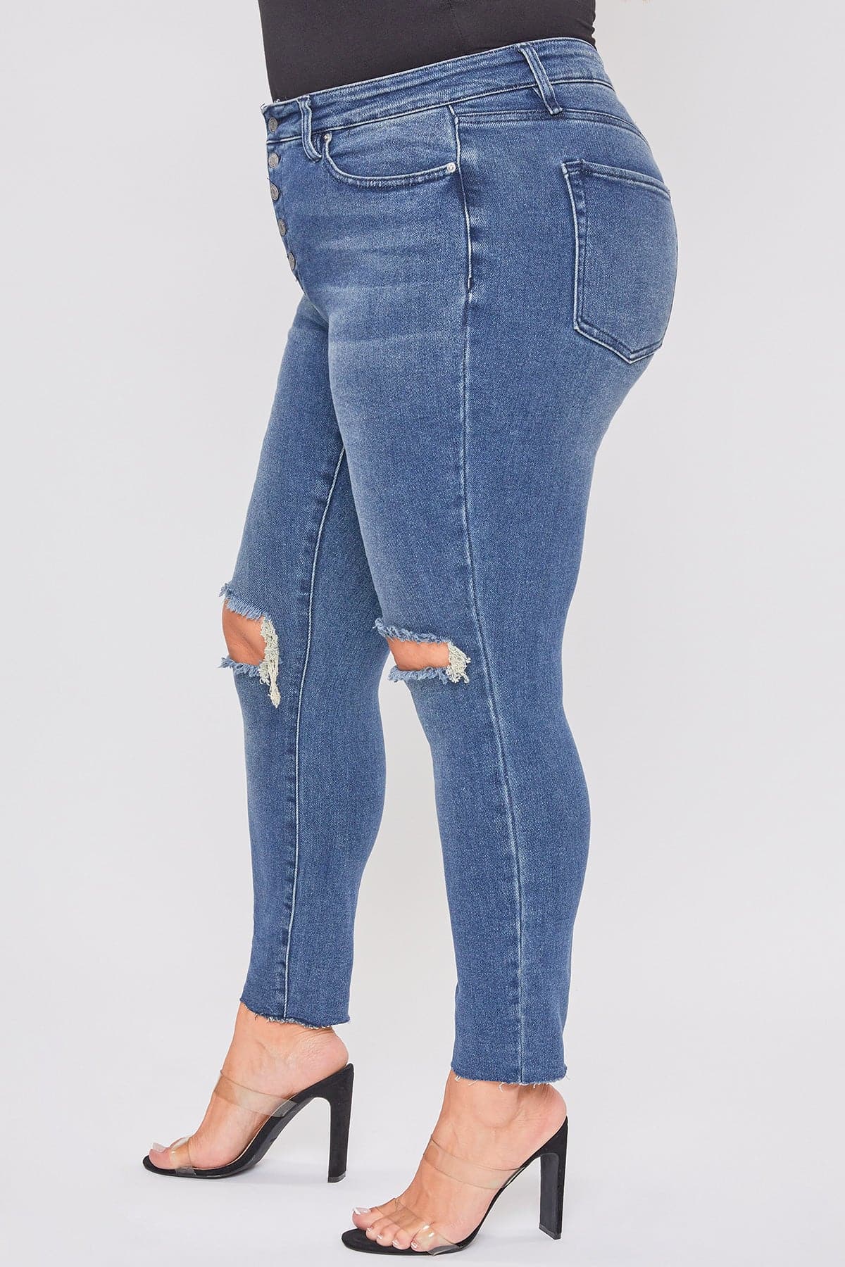 Women's Plus Dream  Ankle Jeans From YMI JEANS