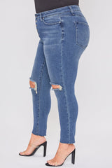 Women's Plus Dream  Ankle Jeans From YMI JEANS