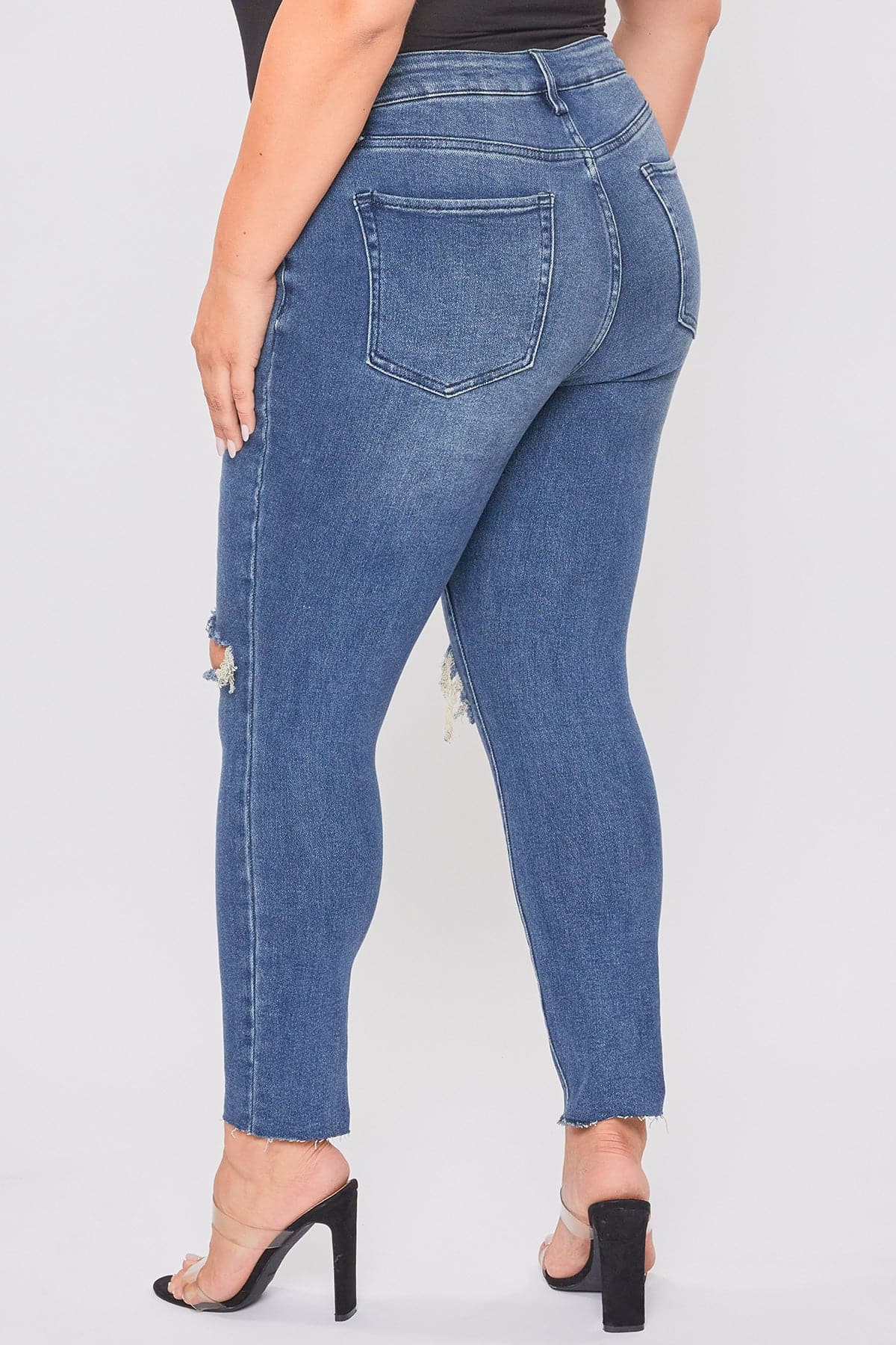 Women's Plus Dream  Ankle Jeans From YMI JEANS